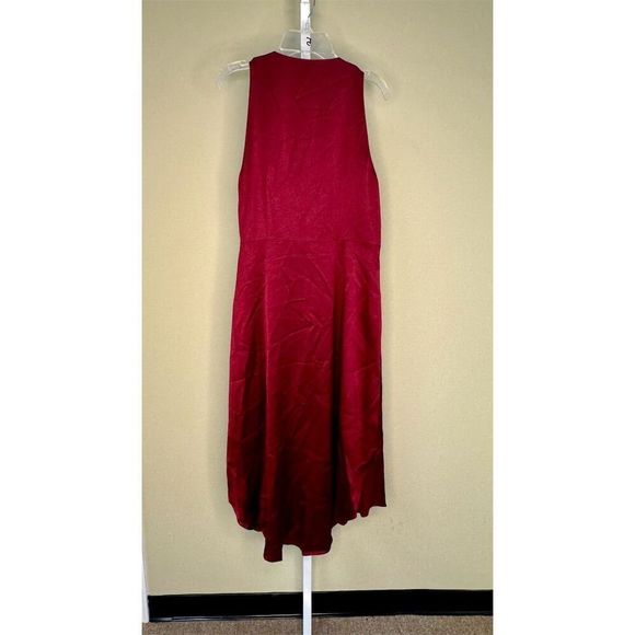 Joie NWT Kataniya V-Neck Cocktail Dress in Garnet Size 8 - Picture 5 of 12